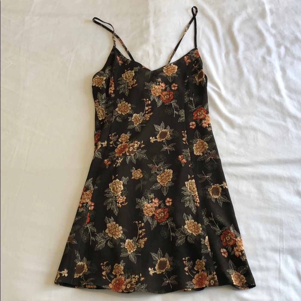 Flower mini dress